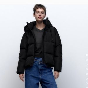 Brand New Zara Hooded Quilted Jacket